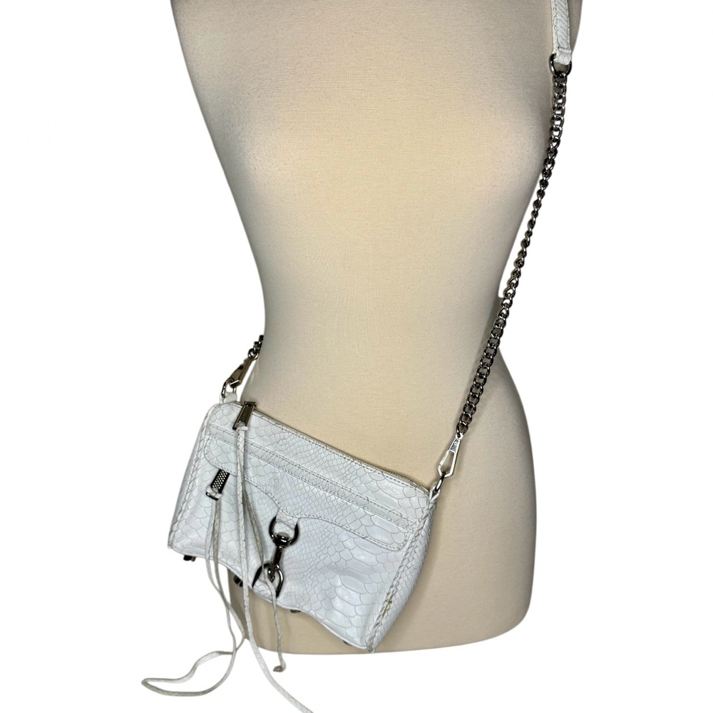 Rebecca Minkoff White Snakeskin Crossbody